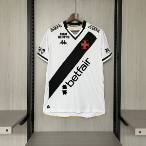 Camisa II do Vasco Away 2025/2026 Todos os Patrocínios – Versão Torcedor (Pronta Entrega) - Tamanho GG
