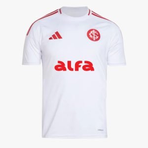 Camisa II do Internacional (Branca) Away 2025/2026 – Versão Torcedor - Com Patrocínio