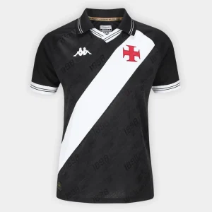 Camisa I do Vasco Home (Preta) 2025/2026 – Versão Feminina