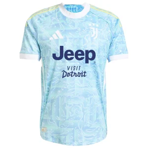 Camisa II da Juventus Away 2025/2026 Azul – Versão Jogador