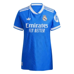 Camisa III do Real Madrid Third (Azul) 2025/2026 – Versão Feminina