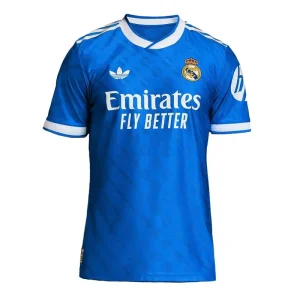 Camisa III do Real Madrid Third (Azul) 2025/2026 – Versão Jogador