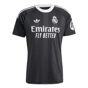 Camisa Real Madrid (Goleiro) Preta 2025/2026 – Versão Torcedor