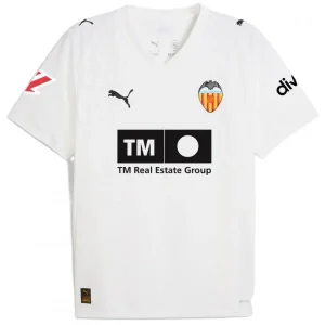 Camisa Valencia Branca e Preta Home 2025/2026 – Versão Torcedor