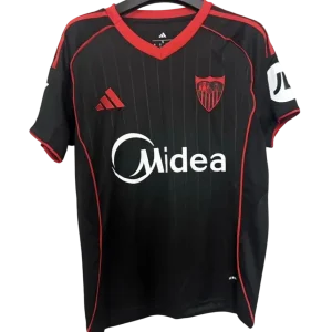 Camisa III do Sevilla FC (Preta) Third 2025/2026 – Versão Torcedor