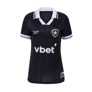 Camisa II do Botafogo Away (Preta) 2025/2026 – Versão Feminina