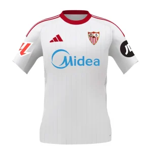 Camisa Sevilla FC Branca Home 2025/2026 – Versão Torcedor