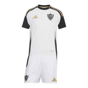 Kit Infantil II do Atlético Mineiro (Branca) 2025/2026 Away – Camisa e Short