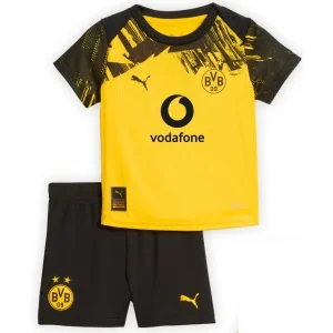 Kit Infantil I do Borussia Dortmund (Home) 2025/2026 – Camisa e Short