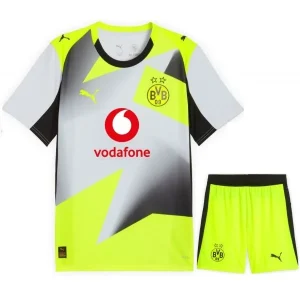 Kit Infantil II do Borussia Dortmund (Away) 2025/2026 – Camisa e Short