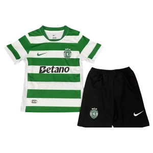 Kit Infantil I Sporting CP 2025/2026 Home – Camisa e Short