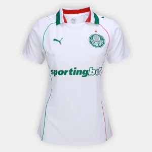 Camisa II do Palmeiras Away (Branca) 2026/2027 – Versão Feminina