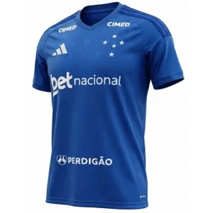 Camisa I do Cruzeiro Home (Azul) 2026/2027 – Versão Torcedor - Todos os Patrocínios