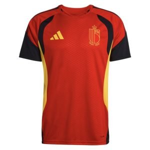 Camisa da Bélgica Treino Vermelha (Copa do Mundo) 2026 – Versão Torcedor
