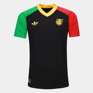 Camisa da Jamaica Pré-Jogo 2026 – Versão Torcedor