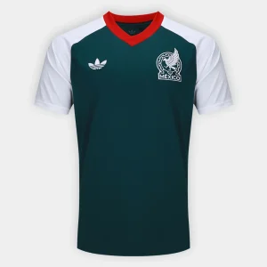 Camisa do México Pré-Jogo (Copa do Mundo) 2026 – Versão Torcedor
