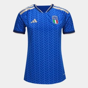 Camisa I da Itália Azul Home 2026 – Versão Feminina