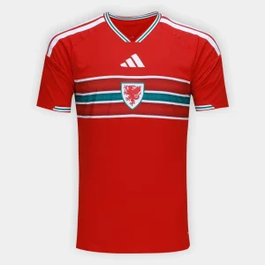Camisa I de País de Gales Home 2026 – Versão Torcedor