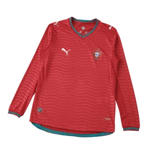 Camisa I de Portugal Home (Copa do Mundo) 2026 – Versão Jogador - Manga Longa