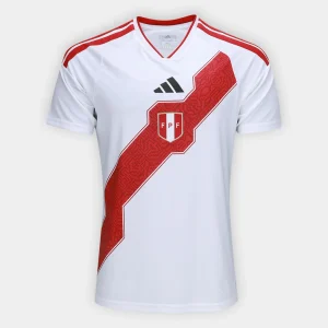Camisa I do Peru Branca Home 2026 – Versão Torcedor
