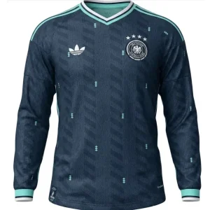 Camisa II da Alemanha Away (Copa do Mundo) 2026 – Versão Jogador - Manga Longa