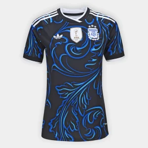 Camisa II da Argentina Away (Copa do Mundo) 2026 – Versão Feminina