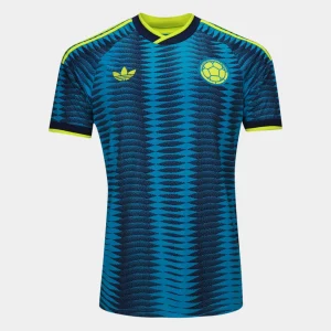 Camisa II da Colômbia Azul Away 2026 (Copa do Mundo) – Versão Torcedor