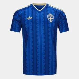 Camisa II da Suécia Away (Copa do Mundo) 2026 – Versão Torcedor