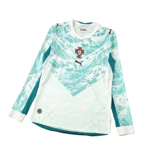 Camisa II de Portugal Away (Copa do Mundo) 2026 – Versão Jogador - Manga Longa