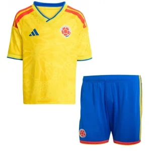 Kit Infantil I da Colômbia Home (Copa do Mundo) 2026 – Camisa + Short