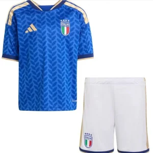 Kit Infantil I da Itália Azul Home 2026 – Camisa + Short