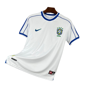 Camisa do Brasil Branca 1998 – Versão Retro