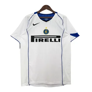 Camisa II da Inter de Milão (Branca) Away 2004/2005 - Versão Retrô