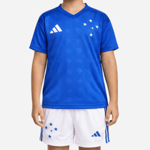 Kit Infantil I do Cruzeiro (Home) 2026/2027 – Camisa e Short