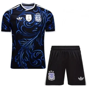 Kit Infantil II da Argentina Away (Copa do Mundo) 2026 – Camisa + Short