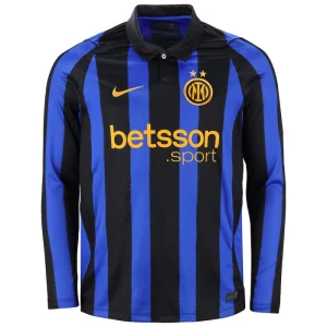 Camisa I da Inter de Milão Home (Preta/Azul) 2026/2027 – Versão Torcedor - Manga Longa