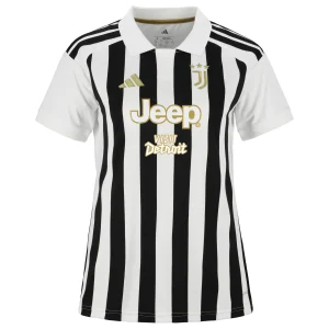 Camisa I da Juventus Home (Preta/Branca) 2026/2027 – Versão Feminina
