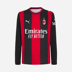 Camisa I do A.C. Milan Home 2026/2027 – Versão Torcedor - Manga Longa