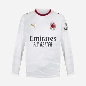 Camisa II do A.C. Milan Away (Branca) 2026/2027 – Versão Torcedor - Manga Longa