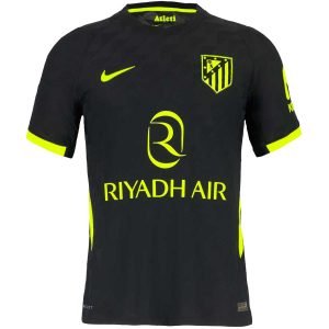 Camisa II do Atlético de Madrid Away (Preta) 2026/2027 – Versão Torcedor