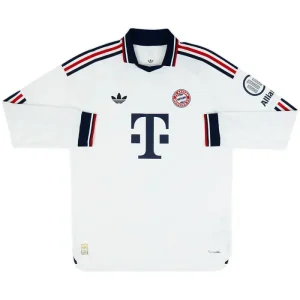 Camisa II do FC Bayern de Munique (Away) Branca 2026/2027 – Versão Jogador - Manga Longa
