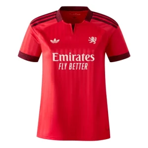 Camisa II do Lyon (Away) Vermelha 2026/2027 – Versão Feminina