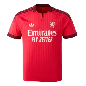 Camisa II do Lyon (Away) Vermelha 2026/2027 – Versão Torcedor