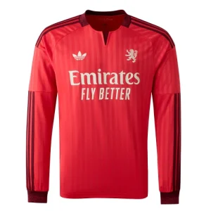 Camisa II do Lyon (Away) Vermelha 2026/2027 – Versão Torcedor - Manga Longa