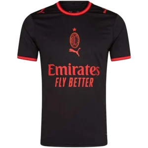 Camisa III do A.C. Milan Third (Preta) 2026/2027 – Versão Torcedor