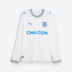 Camisa Olympique de Marseille (Home) 2026/2027 – Versão Torcedor - Manga Longa