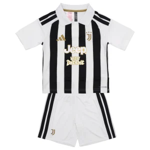 Kit Infantil I Juventus Home (Preta/Branco) 2026/2027 – Camisa e Short
