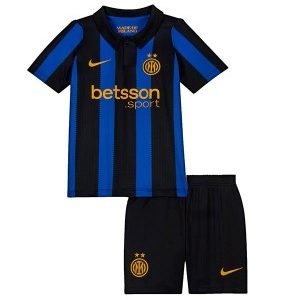 Kit Infantil Inter de Milão Home (Preta/Azul) 2026/2027 – Camisa e Short
