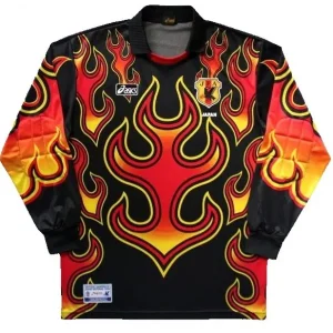 Camisa do Japão (Goleiro) 1998 Manga Longa – Versão Retrô (Pronta Entrega) - Tamanho P