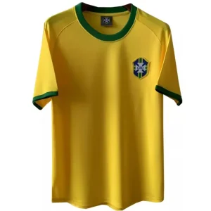 Camisa I da Seleção Brasileira Home 1970 – Versão Retrô (Pronta Entrega) - Tamanho 2GG